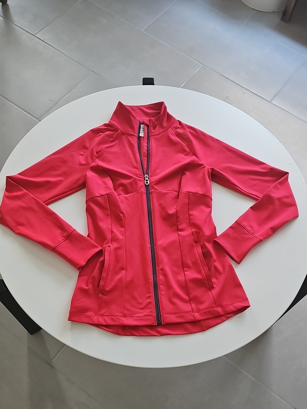Under Armour Red Full-Zip Active Wear Jacket